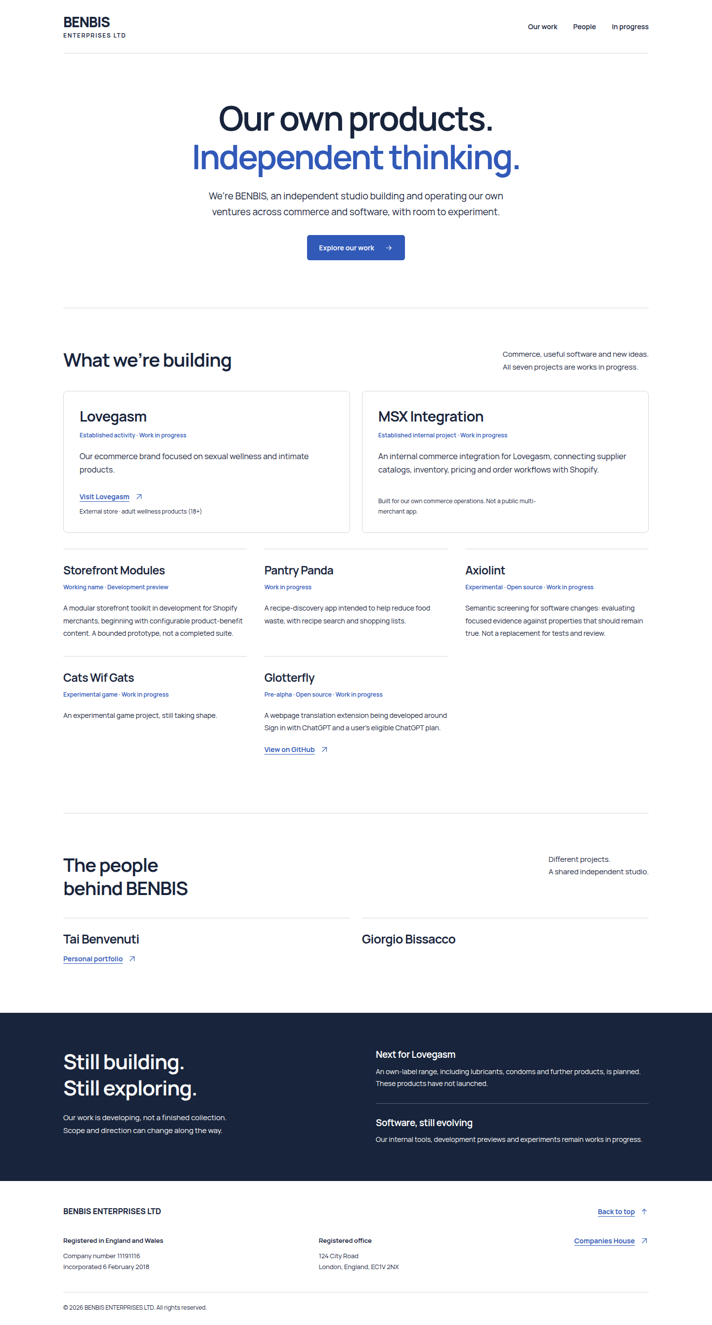 Conventional homepage preview