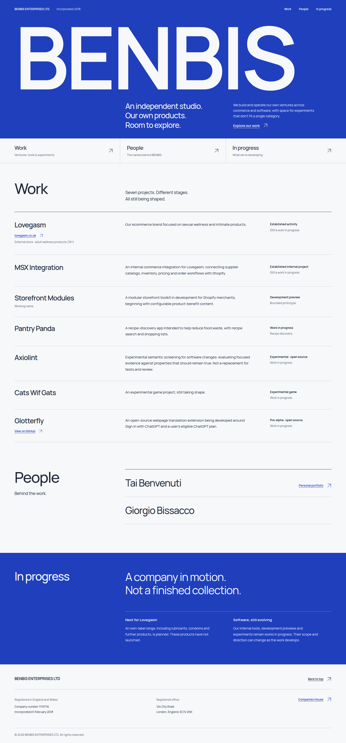 Identity Program homepage preview